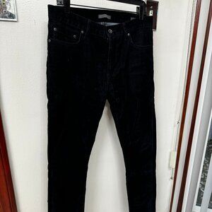 JOHN VARVATOS Dark Navy Flocked Denim Jeans sz. 31